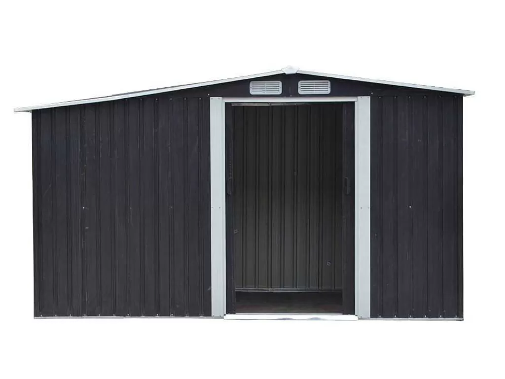 Abrigos De Jardim*EXPERTLAND Abrigo De Jardim Em Aco Galvanizado Cinza 6 M - Lery