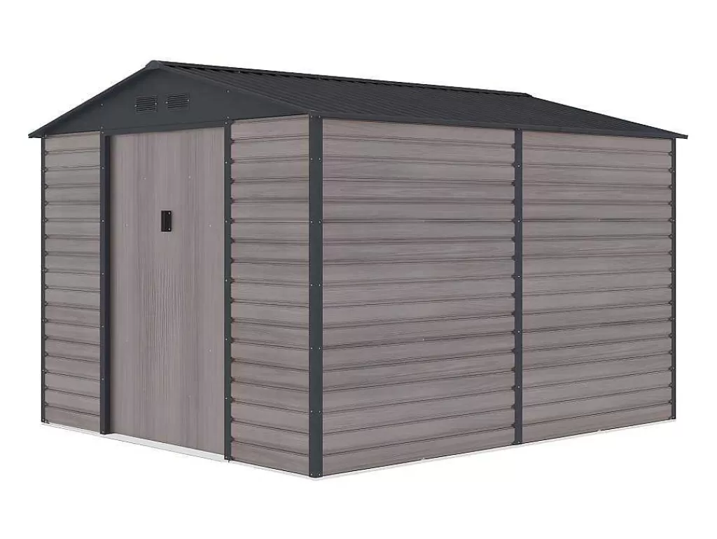 abrigo_de_jardim_em_aco_galvanizado_efeito_madeira_em_cinza_de_894_m__adelmo_5.webp Abrigos De Jardim*EXPERTLAND Abrigo De Jardim Em Aco Galvanizado Efeito Madeira Em Cinza De 8,94 M - Adelmo