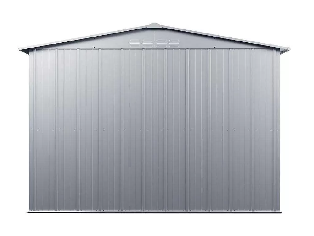 Abrigos De Jardim*EXPERTLAND Abrigo De Jardim Em Metal Galvanizado Cinzento 6,71 M - Linus