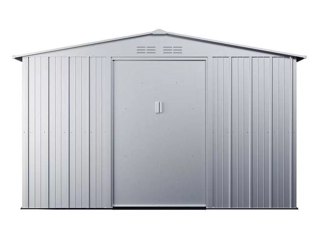 Abrigos De Jardim*EXPERTLAND Abrigo De Jardim Metal Cinza Aco Galvanizaxdo 12,02 M - Linus