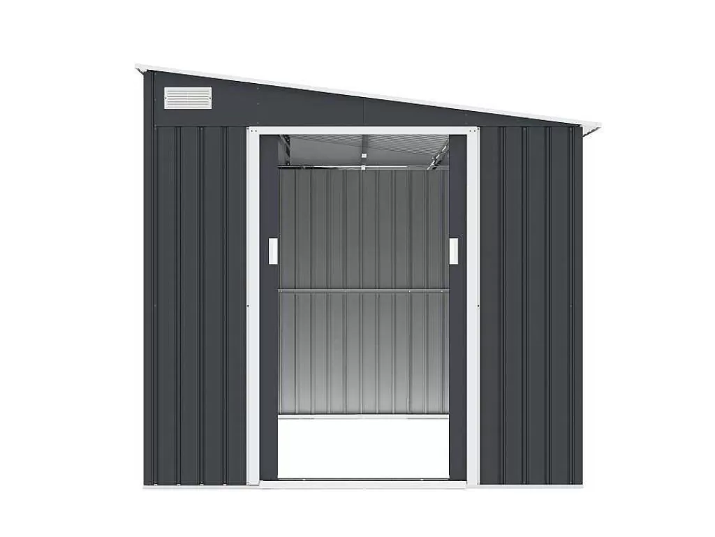 abrigo_de_jardim_metal_de_encostar_a_parede_em_aco_galvanizado_antracite_549_m__daustin_2.webp Abrigos De Jardim*EXPERTLAND Abrigo De Jardim Metal De Encostar A Parede Em Aco Galvanizado Antracite 5,49 M - Daustin