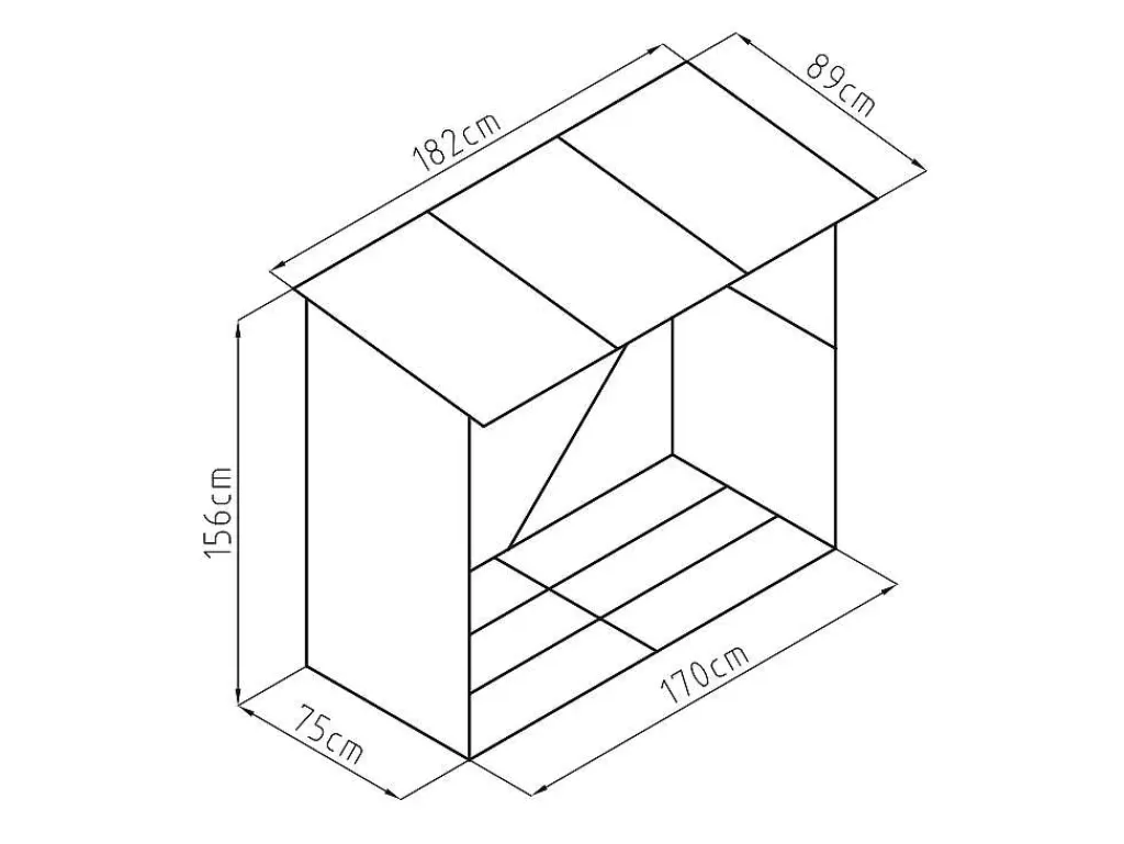 abrigo_para_lenha_metal_aco_galvanizado_efeito_madeira_198_m3_2_esteres_c182_x_l89_x_a156_cm__birwood_3.webp Abrigos De Jardim*EXPERTLAND Abrigo Para Lenha Metal Aco Galvanizado Efeito Madeira 1,98 M3, 2 Esteres, C182 X L89 X A156 Cm - Birwood