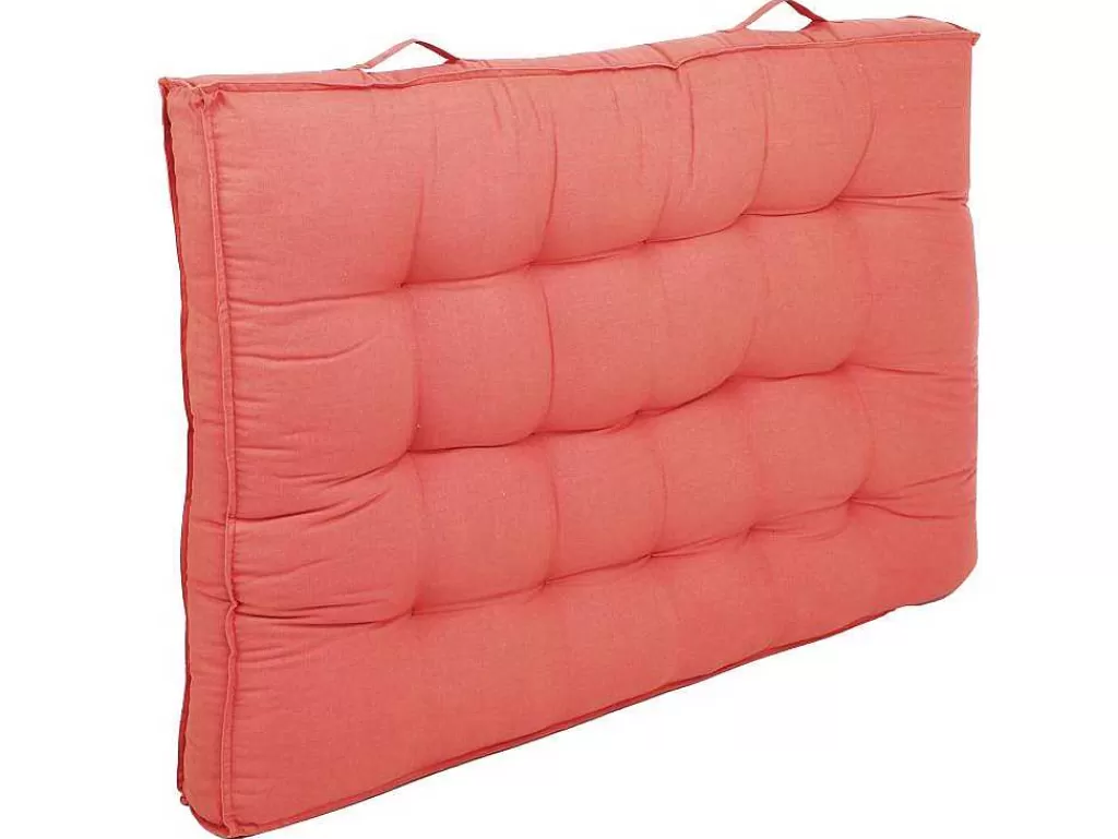 Decoração De Jardim*OZAIA Almofada De Palete Em Algodao 80 X 120 X 12 Cm Cor Coral - Baila