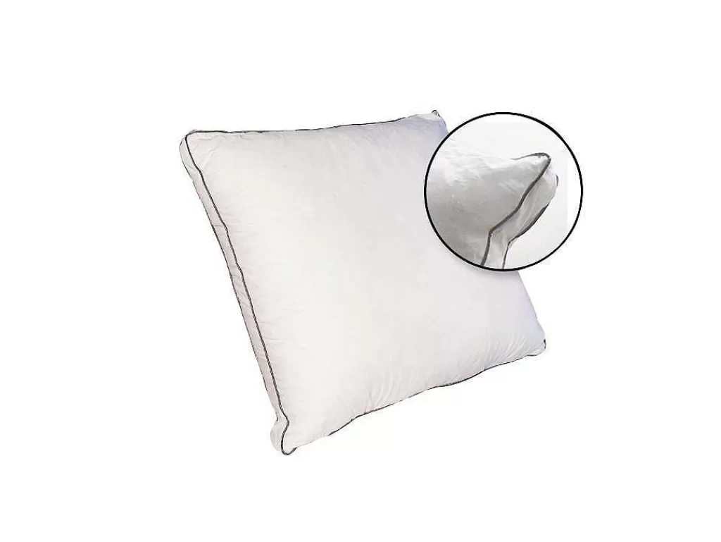 Almofada*Palacio Almofada Sensacao Penas Em Percal De Algodao 91 Fios/Cm 50 X 70 Cm 700 G Branco - Auxence