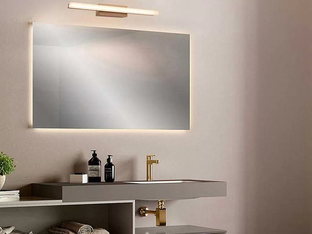 aplique_de_casa_de_banho_com_leds_metal_l40_cm_cor_madeira__salford_2.webp Candeeiro De Parede*OZAIA Aplique De Casa De Banho Com Leds Metal L40 Cm Cor Madeira - Salford