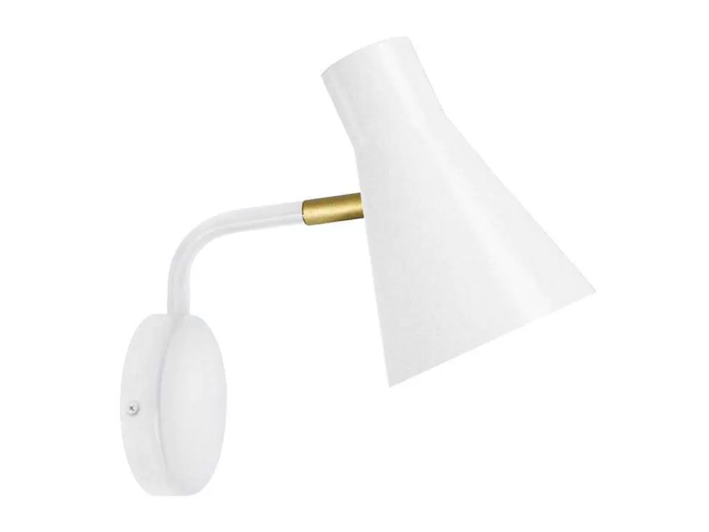Promoções Decoração*TOSEL Aplique Funnel Metal Articulado Marfim D19 X H18 Cm