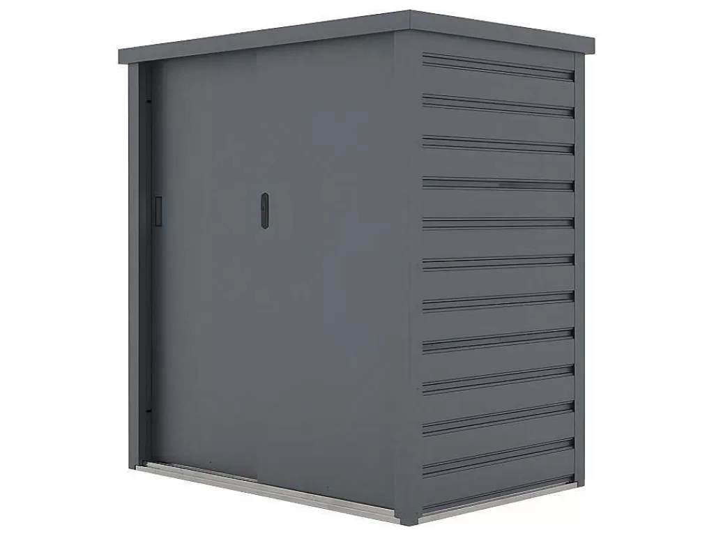 Armazenamento De Jardim*Vente-unique Armário De Arrumação De Jardim Em Aco Galvanizado Cinza De 1,31 M E C125 X L80 X A131 Cm - Reivax