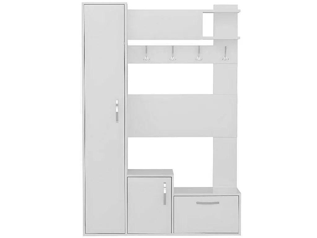 Promoções Sala*Homemania Armário De Entrada Seina, Branco, 125X35X184 Cm, Epikasa