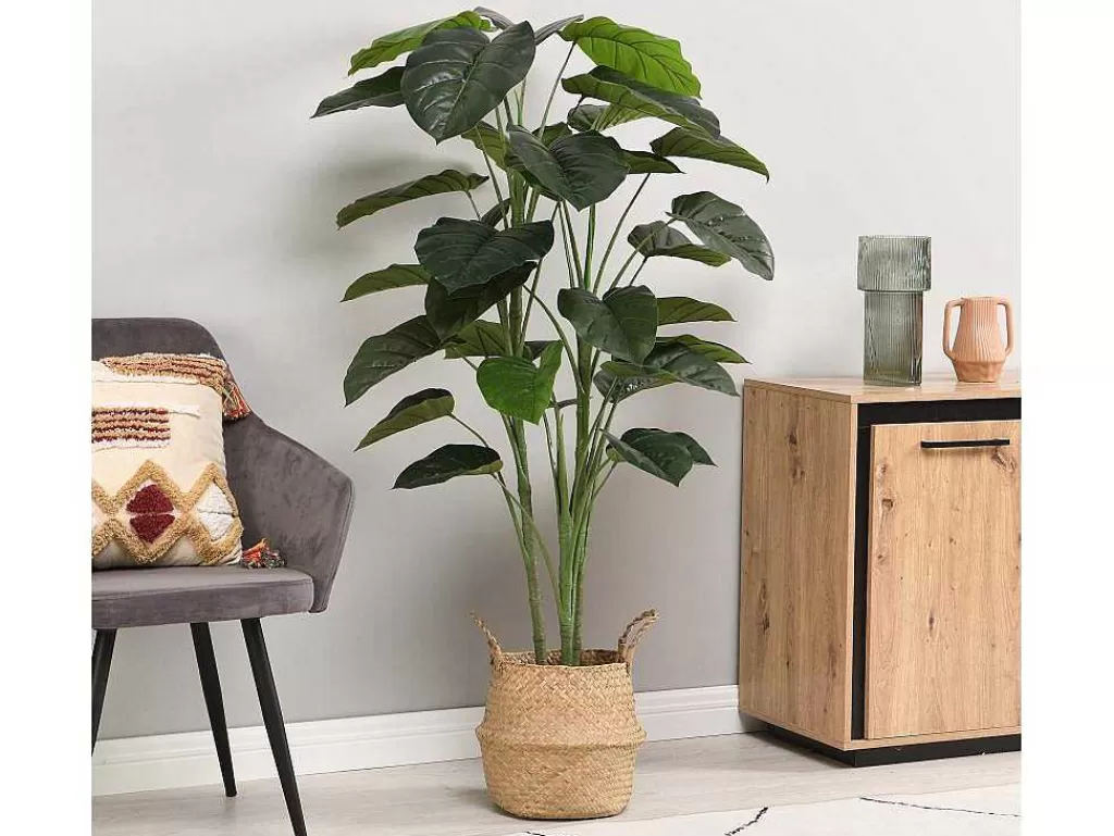 Planta Artificial*OZAIA Arvore Artificial De Taro Com Vaso A.160 Verde - Baja