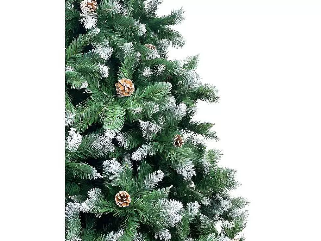Objeto De Decoração Interior*Vente-unique Arvore De Natal Luxuosa 210 Cm Efeito Neve