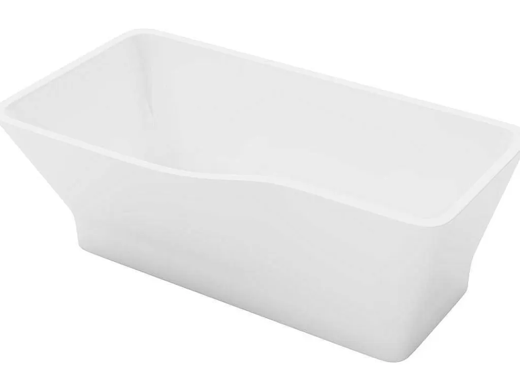 Banheira De Pousar*Shower & Design Banheira Clássica Assimetrica 265 L, 170 X 80 X 58 Cm, Acrilico Branco - Scriba