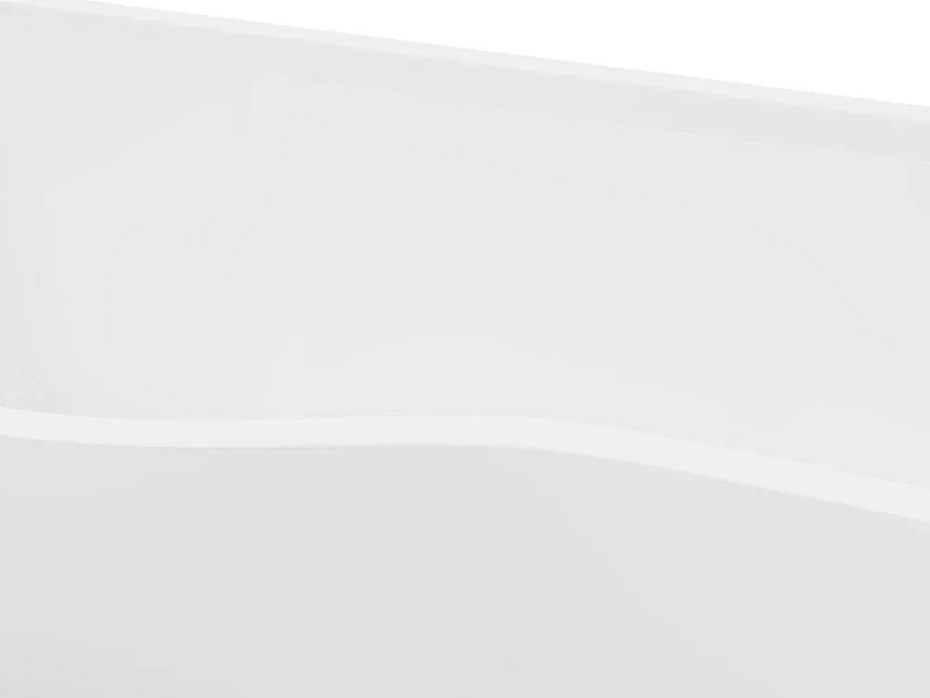 Banheira De Pousar*Shower & Design Banheira Clássica Assimetrica 265 L, 170 X 80 X 58 Cm, Acrilico Branco - Scriba