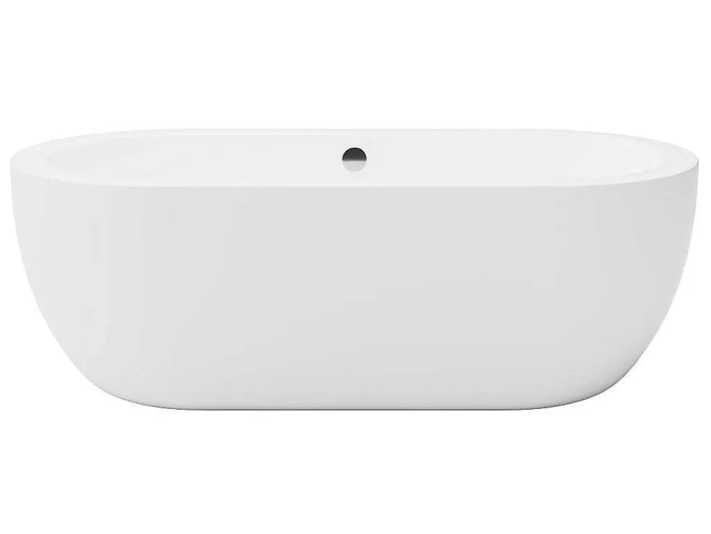 Banheira De Pousar*Shower & Design Banheira Clássica Oval 200 L, 170 X 80 X 58 Cm Cor Branca Em Acrilico - Neptuna