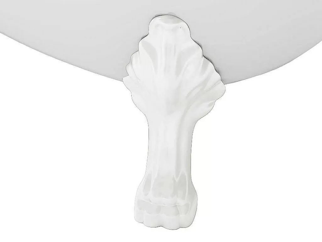 Banheira Com Pés*Shower & Design Banheira Clássica Oval Estilo Retro De 171 L Dimensoes 145 X 74 X 77 Cm Com Pés Pata De Leao Brancos - Nisos