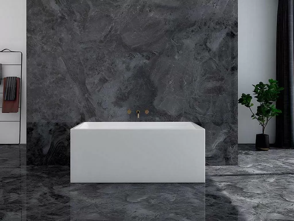 Banheira De Pousar*Shower & Design Banheira Clássica Retangular De 232 L Dimensoes 150 X 75 X 60 Cm Cor Branco Em Acrilico - Aspius