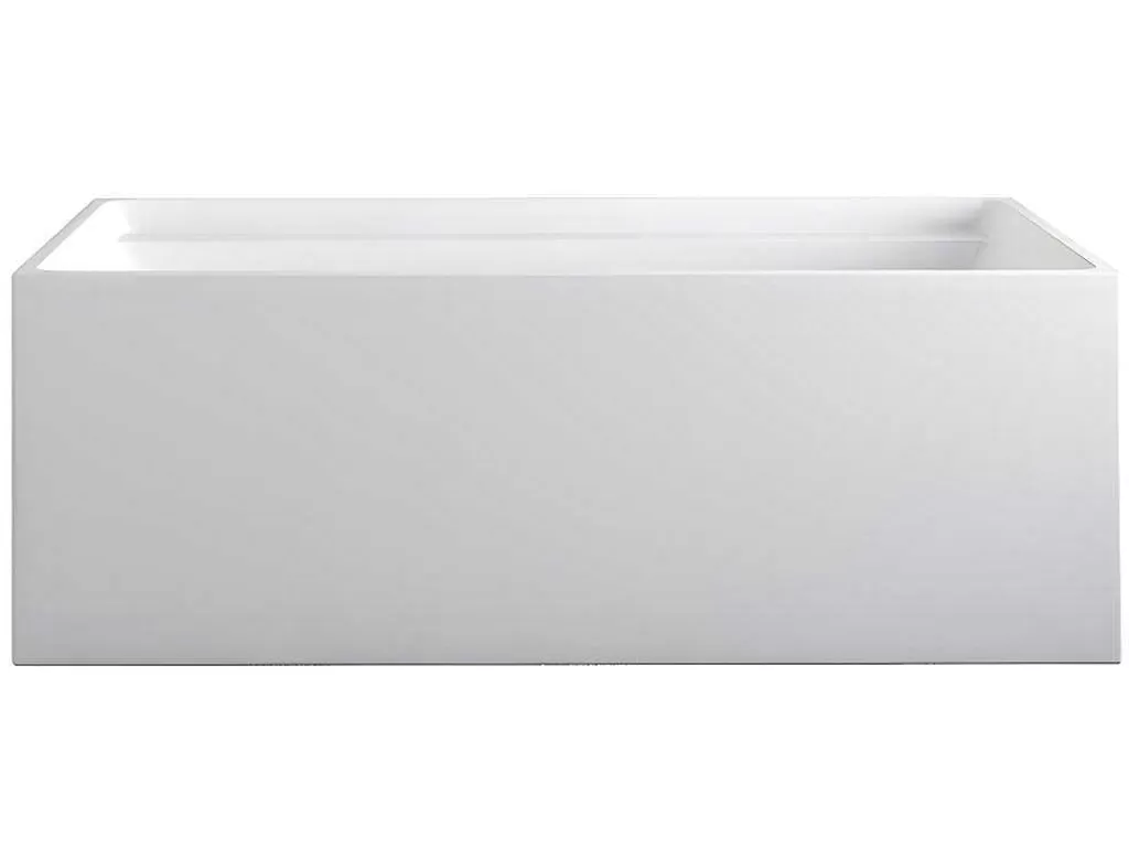 Banheira De Pousar*Shower & Design Banheira Clássica Retangular De 232 L Dimensoes 150 X 75 X 60 Cm Cor Branco Em Acrilico - Aspius