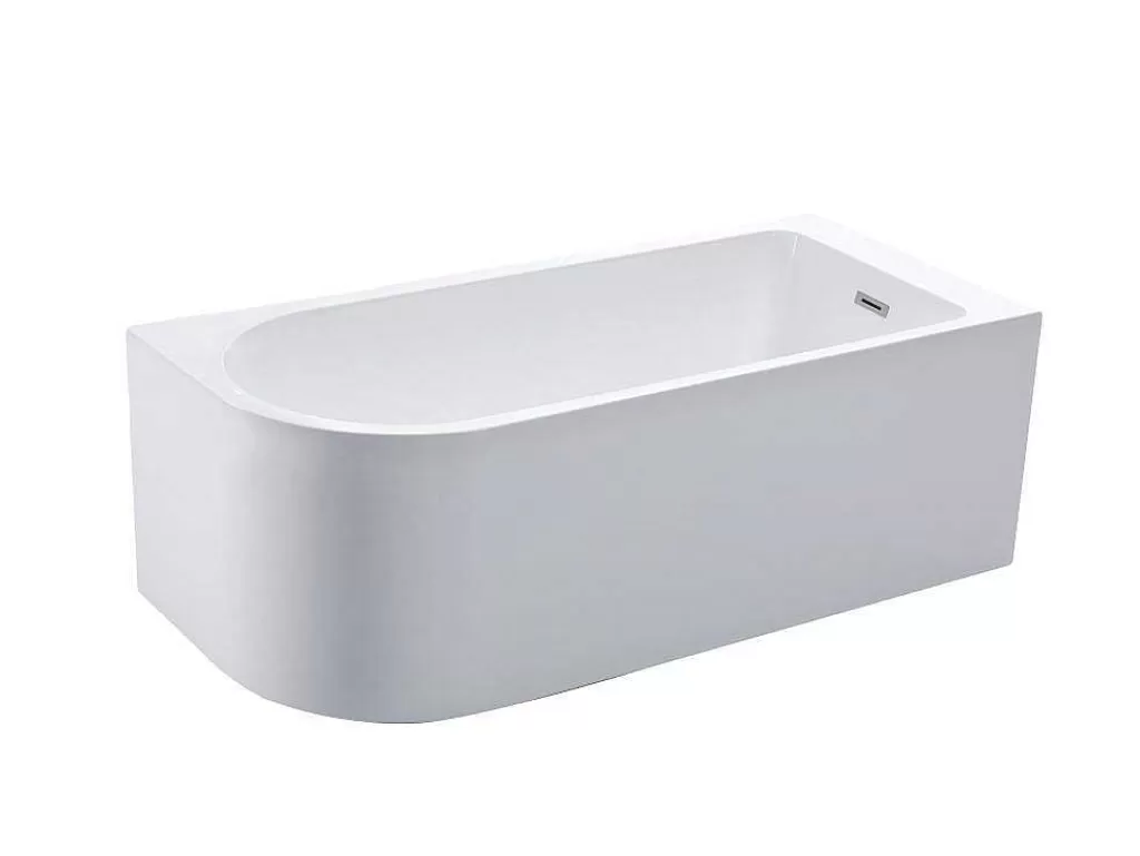 Promoções Casa De Banho & Bem-Estar*Shower & Design Banheira De Canto 201 L, 150 X 75 X 58 Cm Branca, Canto Direito - Anika