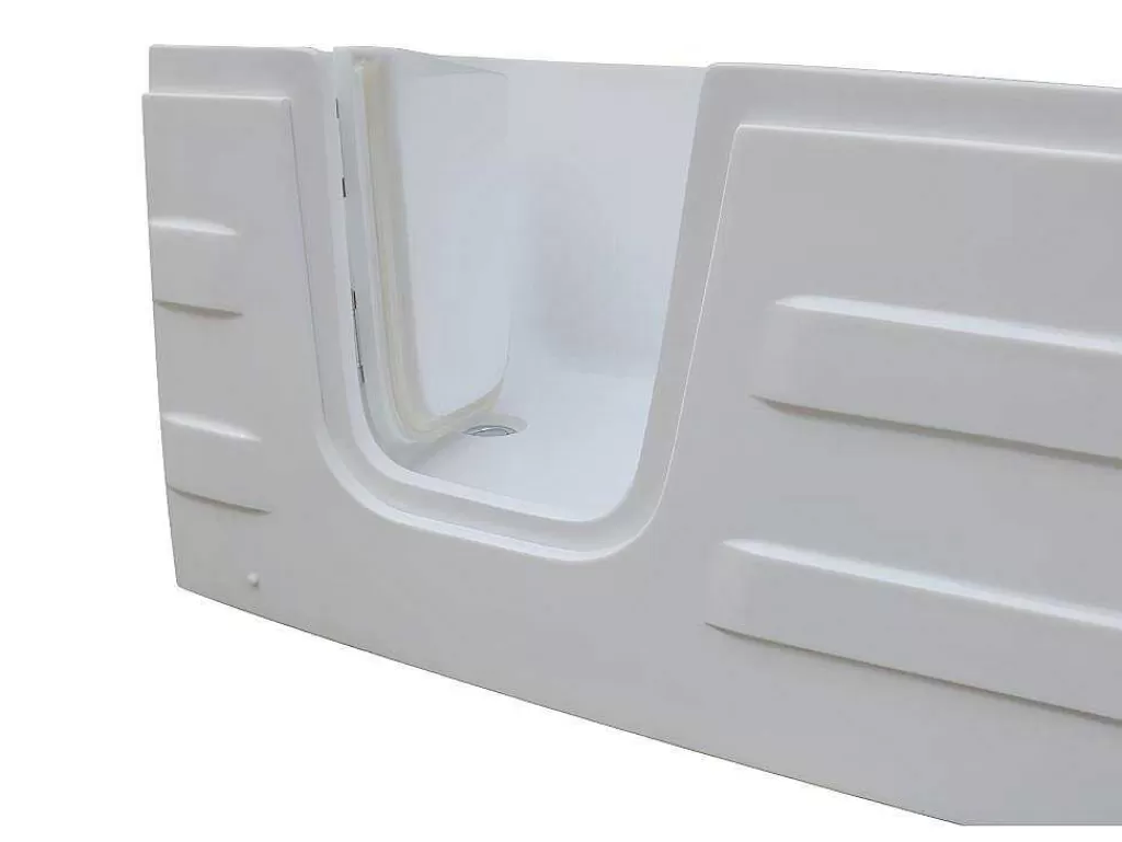 Banheira De Canto*Shower & Design Banheira De Canto Com Porta 170 X 76 X 61 Cm E 235 L - Canto Esquerdo - Servee