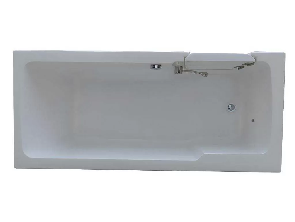 Banheira De Canto*Shower & Design Banheira De Canto Com Porta 170 X 76 X 61 Cm E 235 L - Canto Esquerdo - Servee
