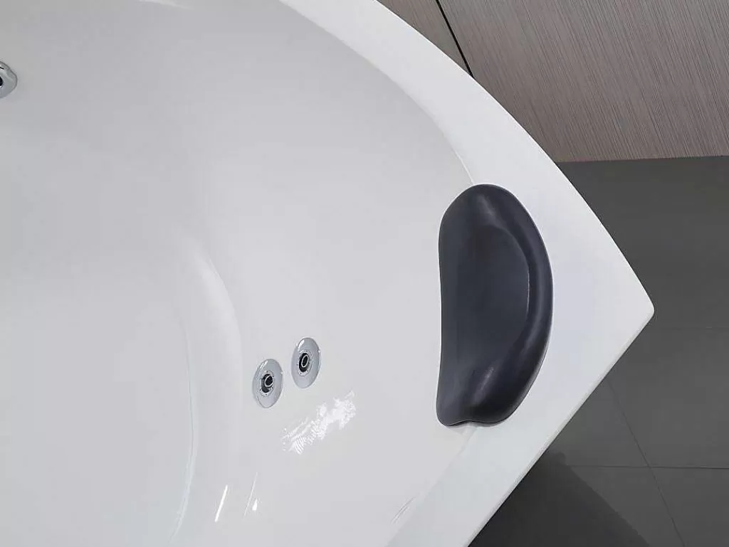 Banheira De Hidromassagem*Shower & Design Banheira De Canto De Hidromassagem Com Sistema De Cascata Aglena - 2 Lugares - 350 L - 150*150*60 Cm
