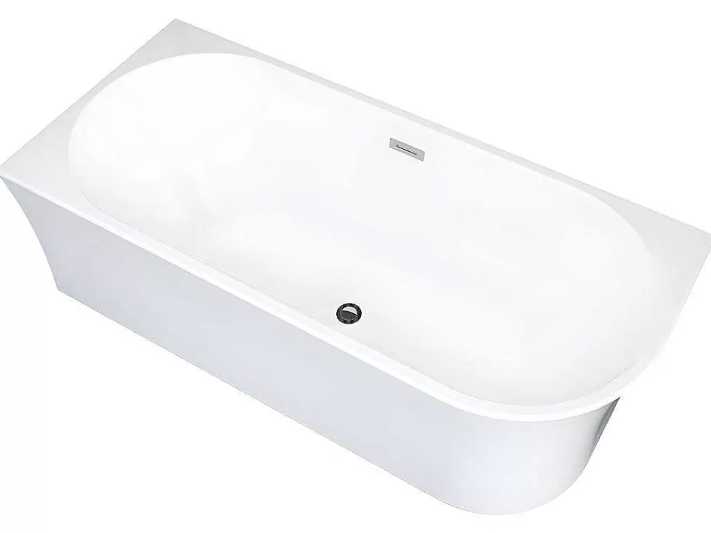Banheira De Canto*Shower & Design Banheira De Canto Esquerdo De C 201 - 150 X 75 X 59 Cm Cor Branco Em Acrilico - Ponticola