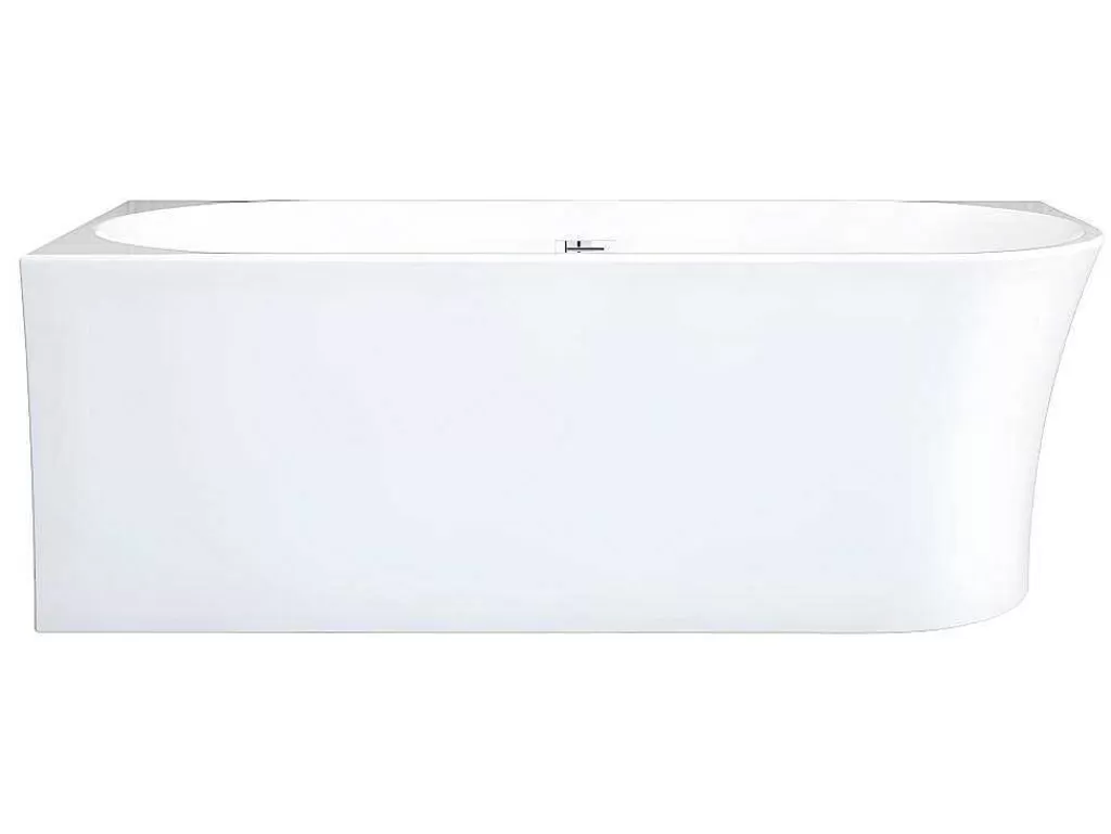 Banheira De Canto*Shower & Design Banheira De Canto Esquerdo De C 201 - 150 X 75 X 59 Cm Cor Branco Em Acrilico - Ponticola