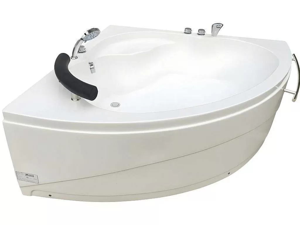 Banheira De Canto*Shower & Design Banheira De Canto Navona - 1 Péssoa - 263 L - C135 X L135 X A54 Cm