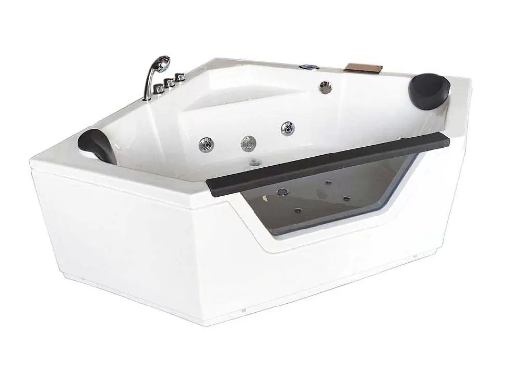 Banheira De Hidromassagem*ELITESHOPPING Banheira De Hidromassagem 150 X 150 Cm Bomba Dupla 12 Jactos - Hibiscus