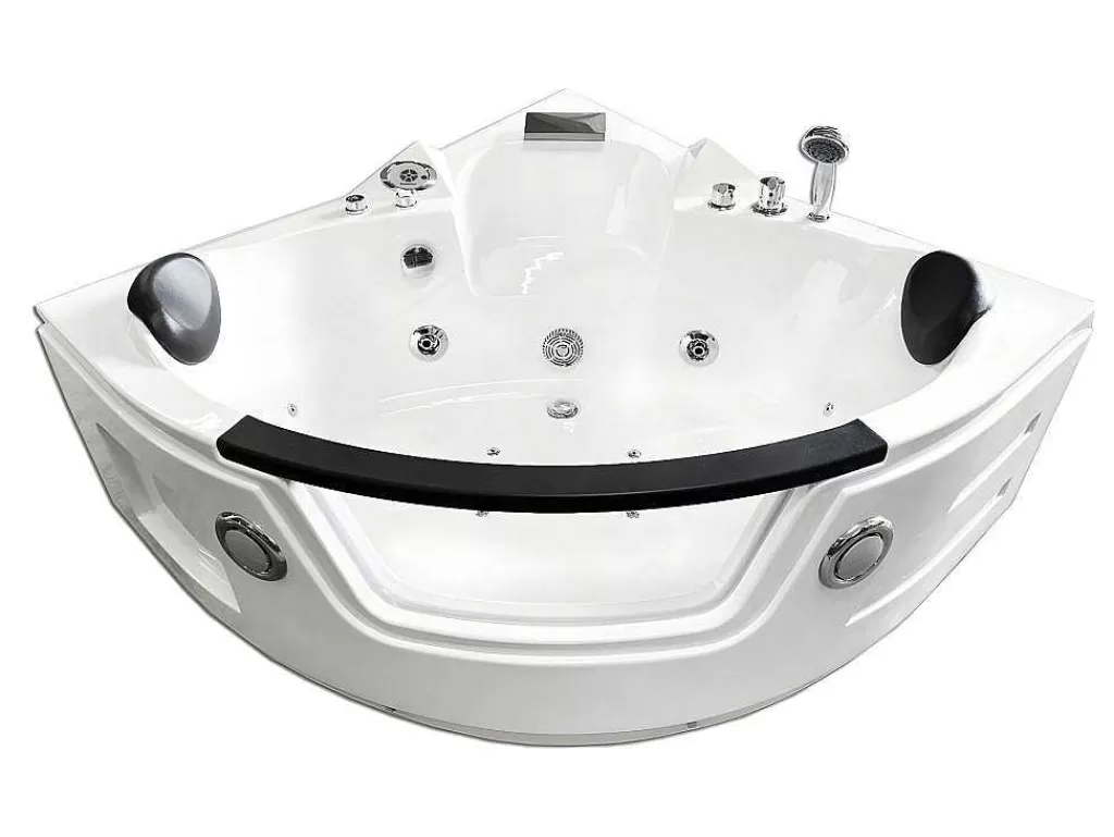 Banheira De Hidromassagem*ELITESHOPPING Banheira De Hidromassagem 150 X 150 Cm Cromoterapia 12 Jactos - Mimosa
