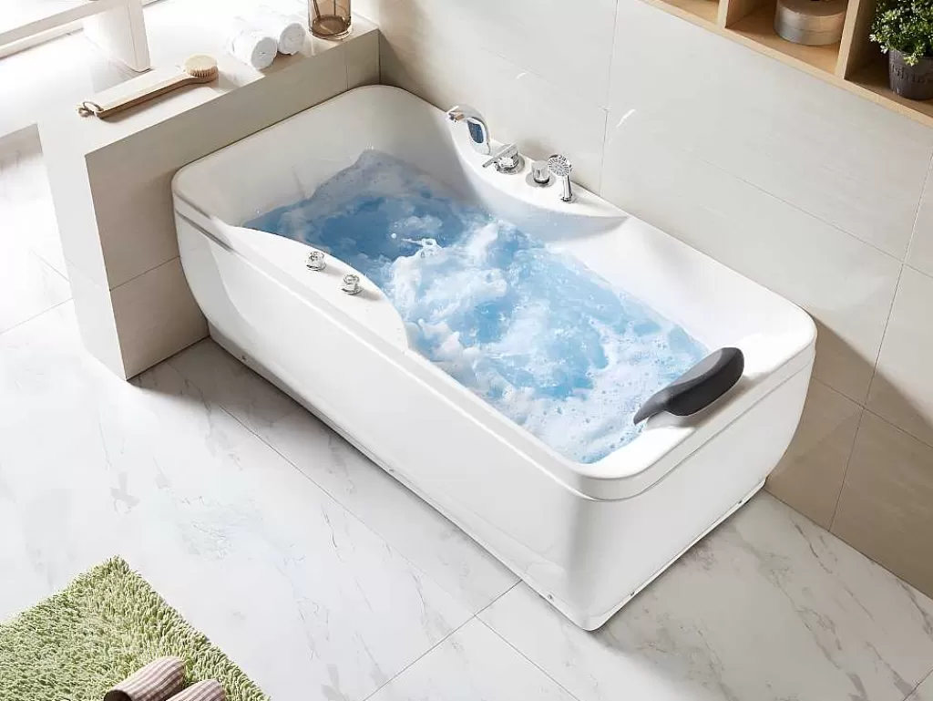 Banheira De Hidromassagem*Shower & Design Banheira De Hidromassagem Gavino - 1 Lugar - C140 - 75*150*A59 Cm - Canto Esquerdo