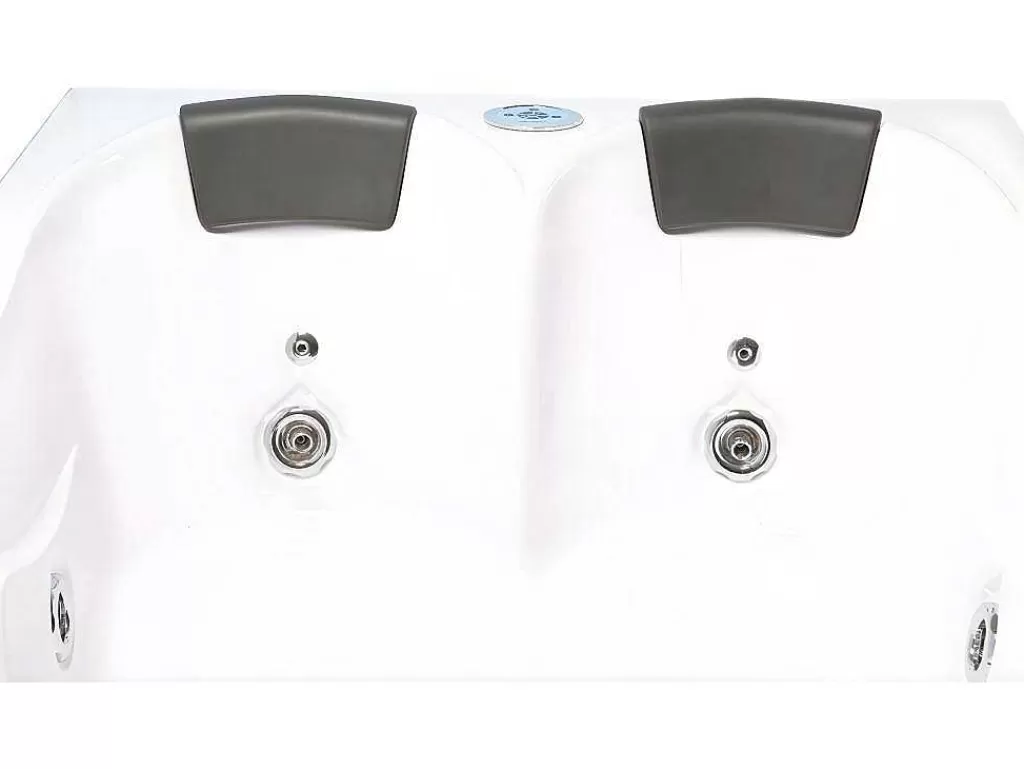 Banheira De Hidromassagem*ELITESHOPPING Banheira Hidromassagem Branca 180 X 120 Cm 2 Péssoas 8 Jactos - Lily