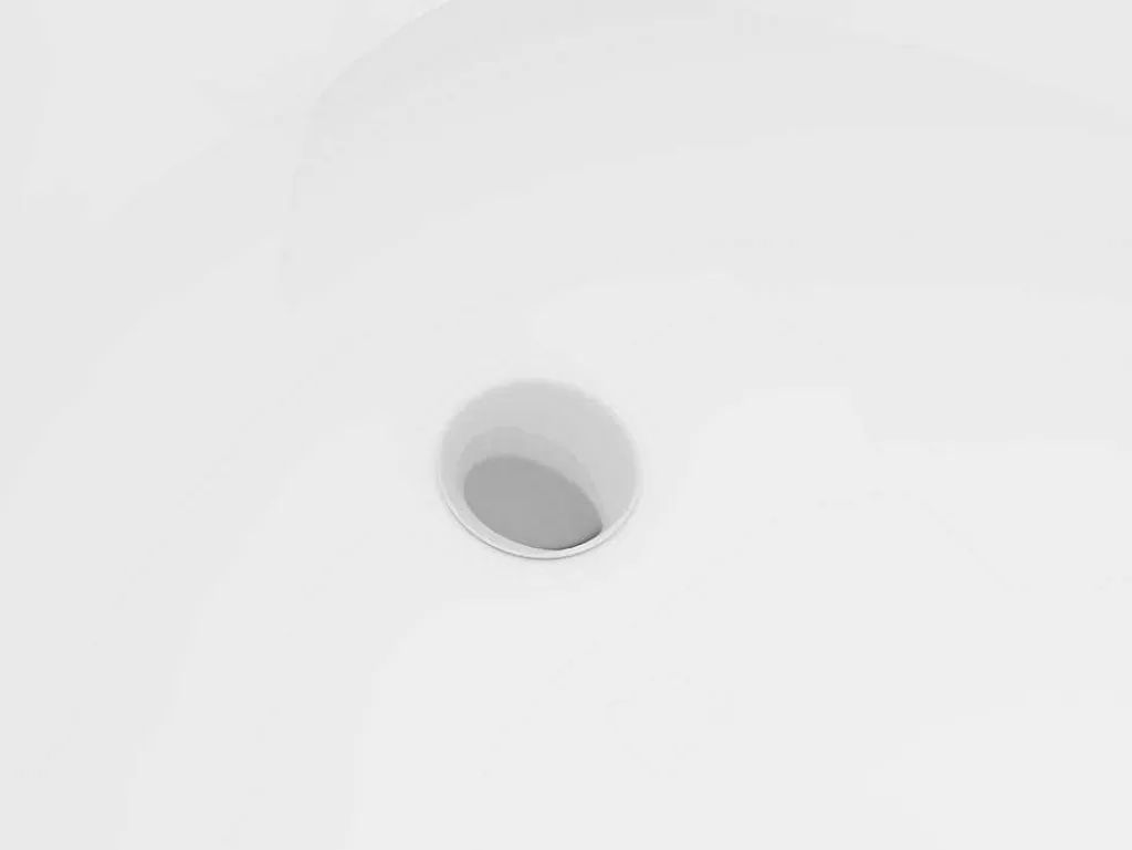 Banheira De Pousar E Encostar*Shower & Design Banheira Semi-Clássica 175 L, 130 X 71,5 X 58 Cm Branca Acrilico - Divina