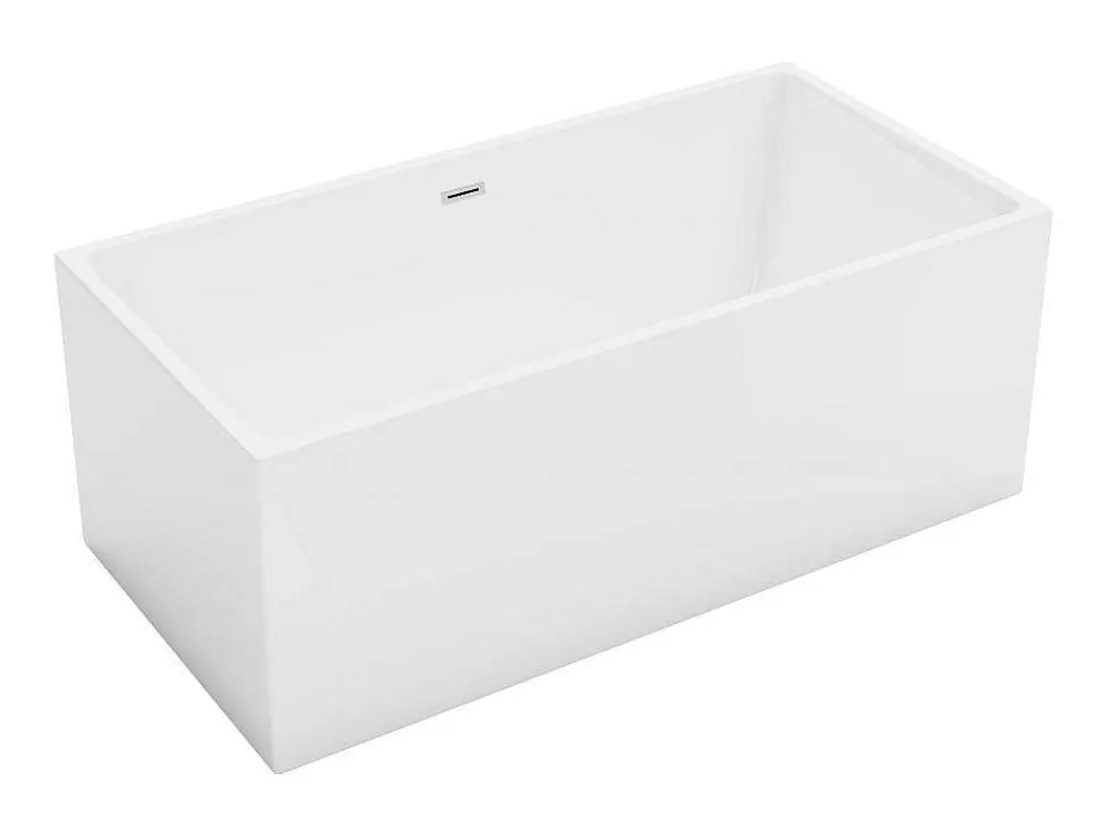 Promoções Casa De Banho & Bem-Estar*Shower & Design Banheira SemiClássica Retangular 202 L 150X75X58 Cm Branca Acrilica - Pikaia