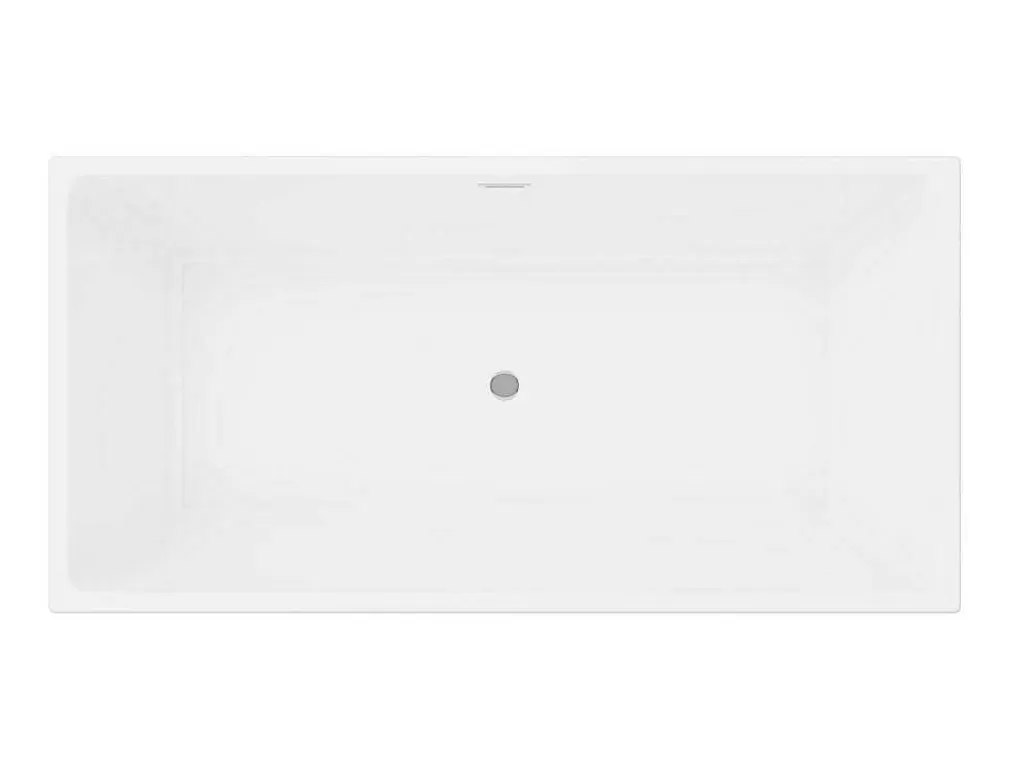 Promoções Casa De Banho & Bem-Estar*Shower & Design Banheira SemiClássica Retangular 202 L 150X75X58 Cm Branca Acrilica - Pikaia
