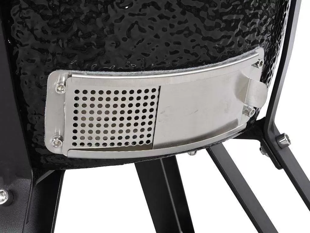 Barbecue, Braseiro De Jardim, Plancha*Vente-unique Barbecue Kamado A Carvao Em Ceramica E Bambu 45 X 63 X 105 Cm - Izaki