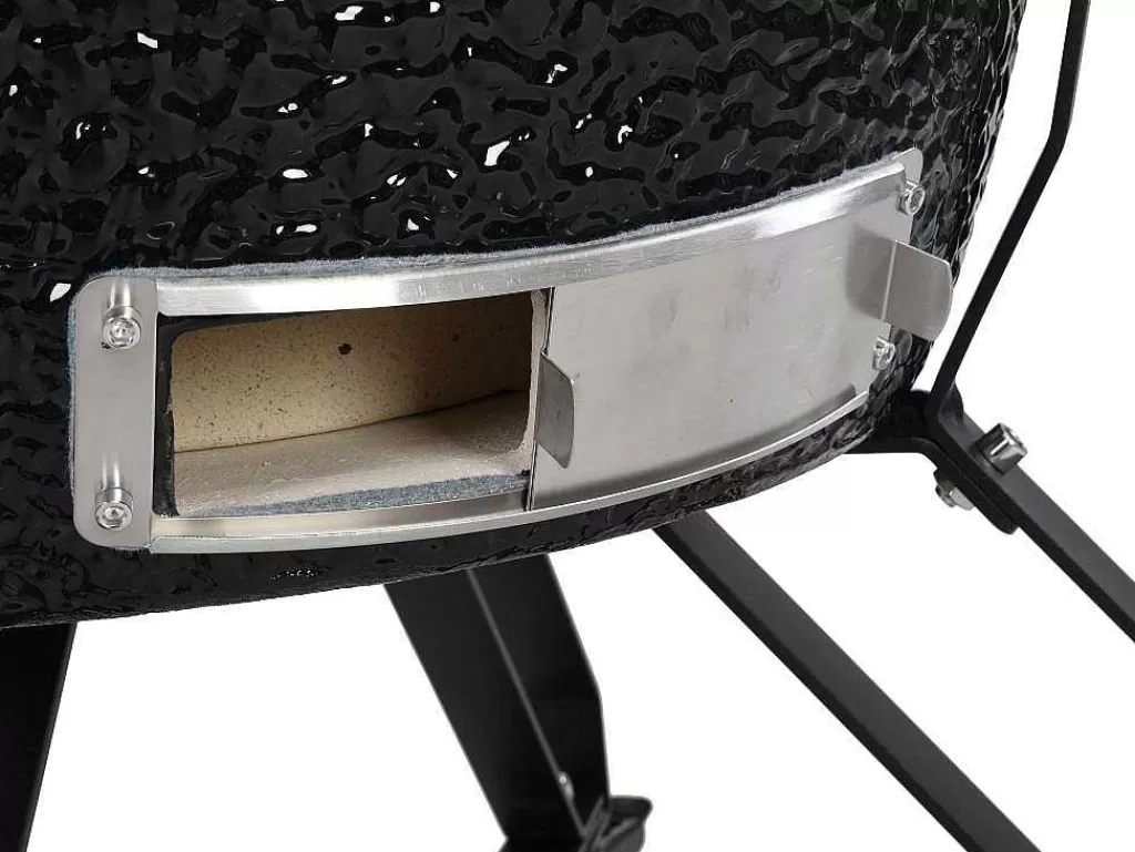 Barbecue, Braseiro De Jardim, Plancha*Vente-unique Barbecue Kamado A Carvao Em Ceramica E Bambu 67 X 85 X 120 Cm - Ayumi