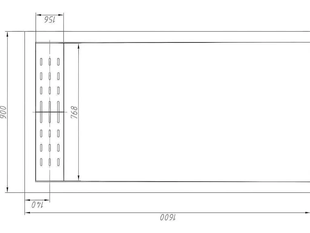 Base De Duche*Shower & Design Base De Chuveiro Com Sifao Incluido 1600X900X40 Mm Preto - Lyros