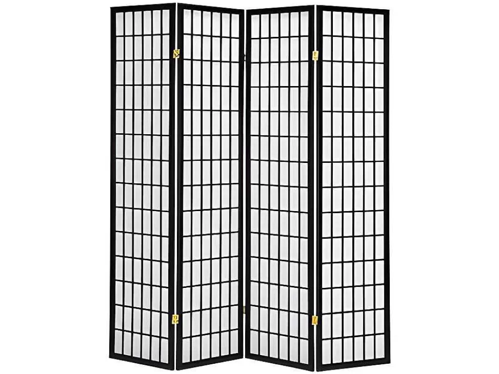 Biombo*OZAIA Biombo 4 Folhas Tottori - C175 X A178,5 Cm - Madeira
