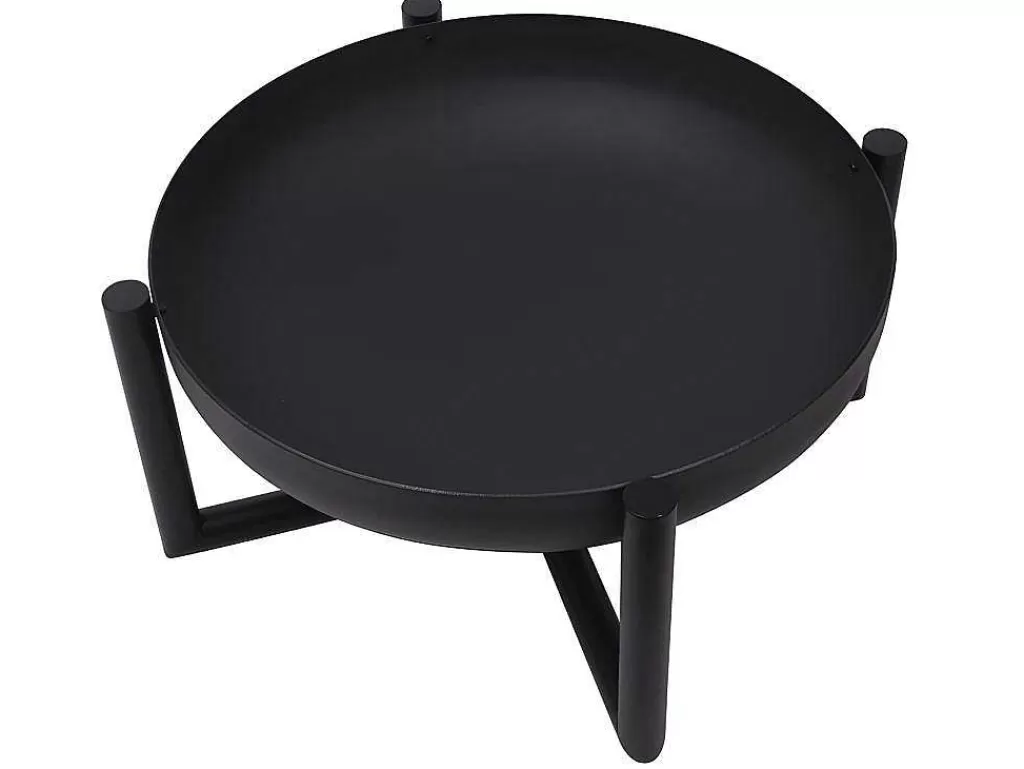 Barbecue, Braseiro De Jardim, Plancha*Vente-unique Braseiro De Jardim Redondo Em Aco Ogma - D.60 Cm X A.30 Cm - Preto