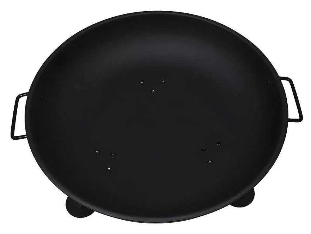 Barbecue, Braseiro De Jardim, Plancha*Vente-unique Braseiro De Jardim Redondo Em Aco Rigel - D.56 Cm X A.24 Cm - Preto