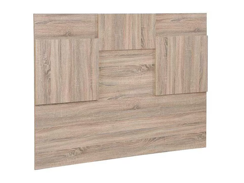 Cabeceira E Ponte De Cama*Vente-unique Cabeceira De Cama 170 Cm, Com Leds, Mdf Natural - Novaria