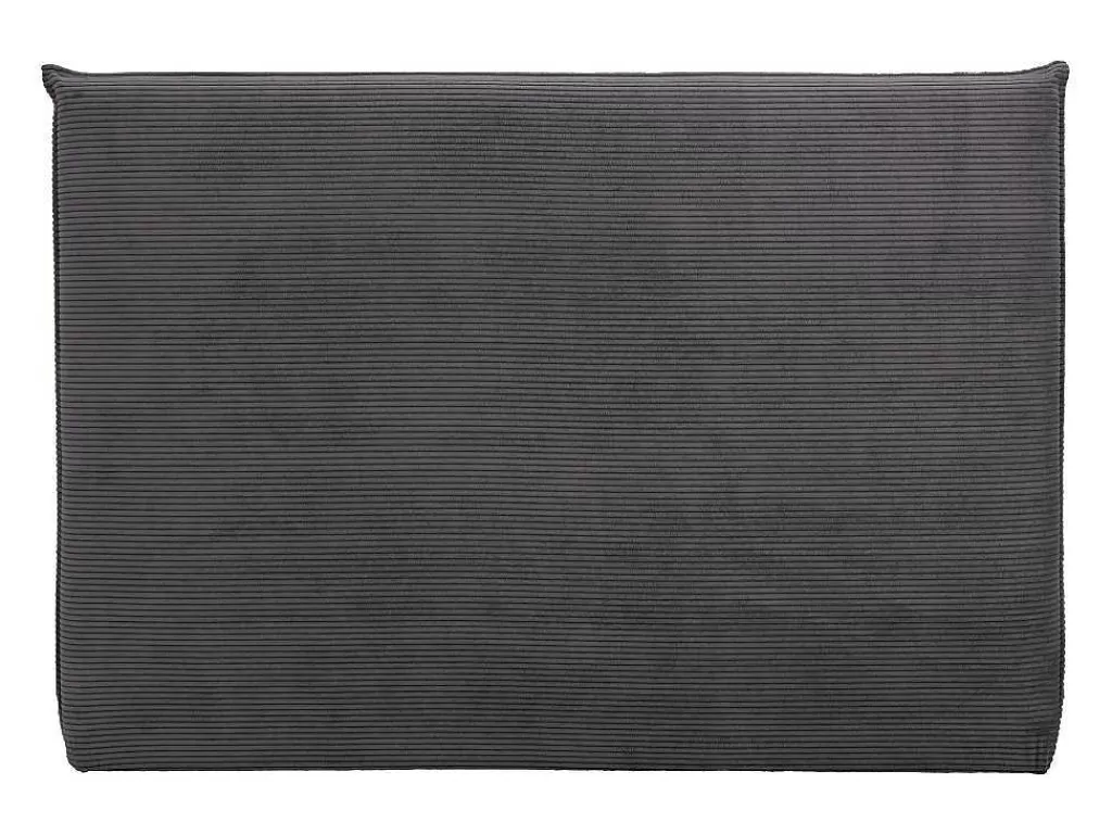 Cabeceira E Ponte De Cama*Vente-unique Cabeceira De Cama 180 Cm Veludo Canelado Cinzento Antracite - Ambrilia