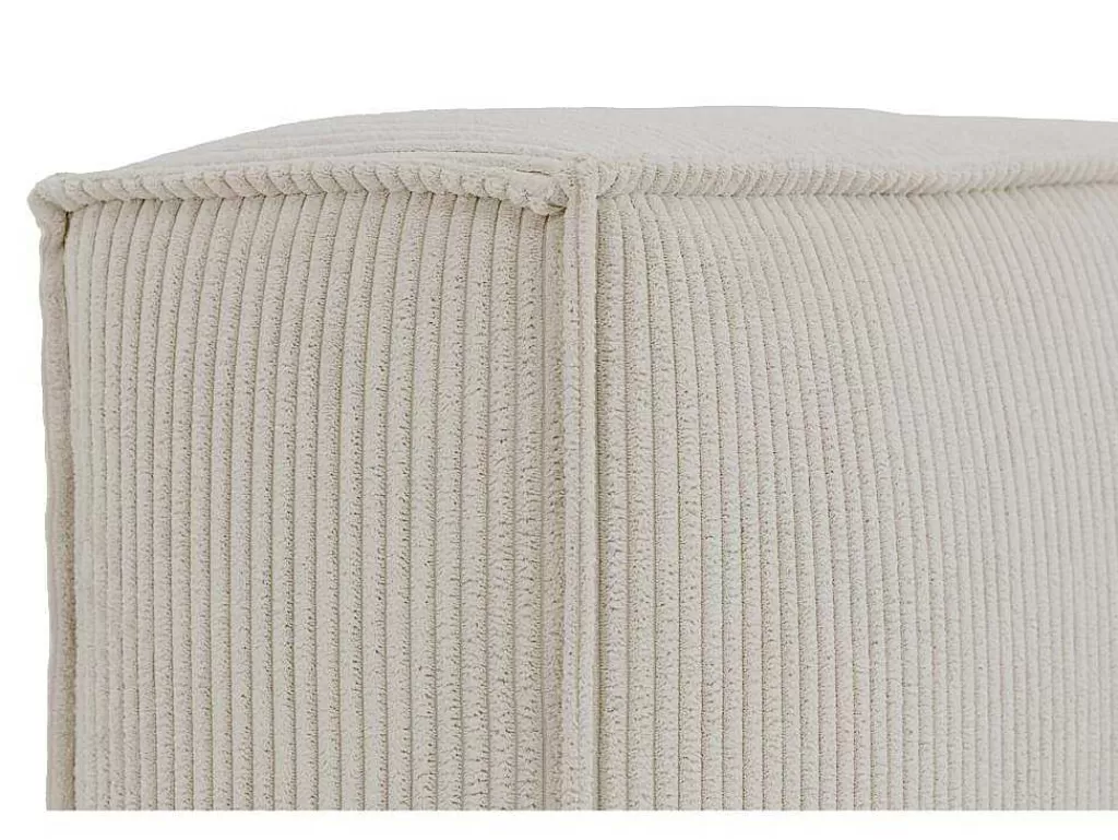 Cabeceira E Ponte De Cama*PASCAL MORABITO Cabeceira De Cama 220 Cm Veludo Canelado Bege - Timano De