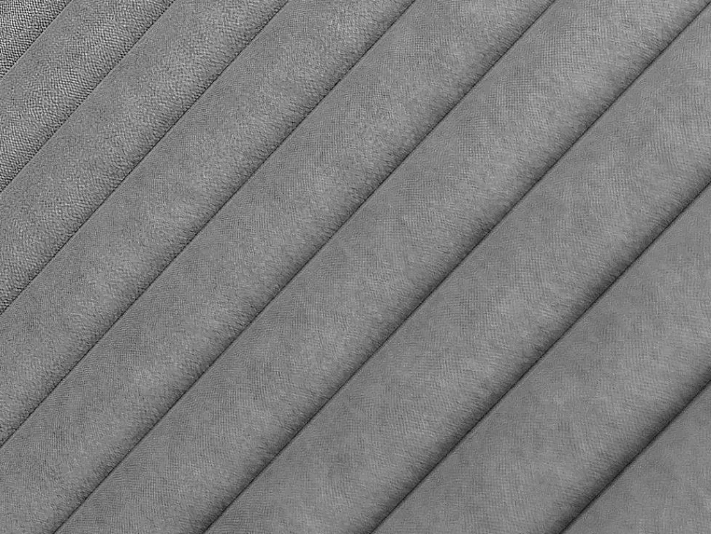 Cabeceira E Ponte De Cama*Vente-unique Cabeceira De Cama Com Costuras Verticais 200 Cm Tecido Cinza - Sarah