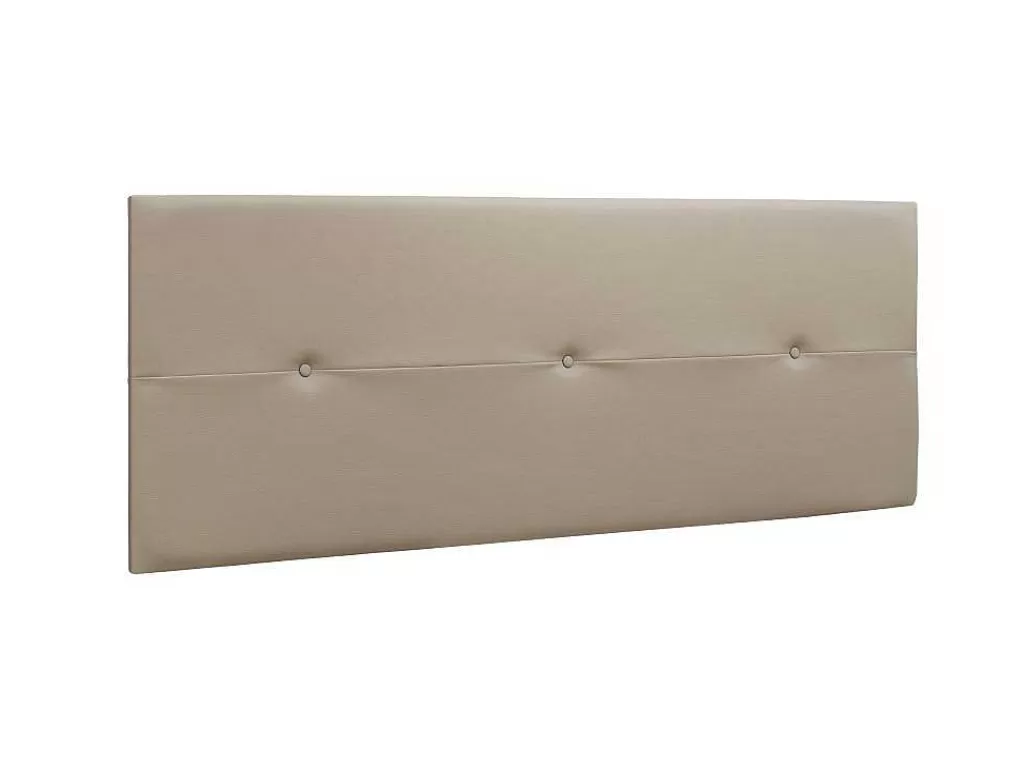 Cabeceira E Ponte De Cama*Venprodin Cabeceira Prado - 3 Botoes - Couro Sintetico 160X55X4Cm - Vison
