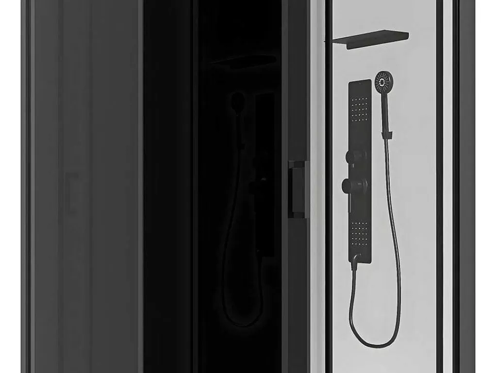 Promoções Casa De Banho & Bem-Estar*Shower & Design Cabine De Duche De Hidromassagem, Instalacao Reversivel C110 X L80 X A215 Cm - Fomira