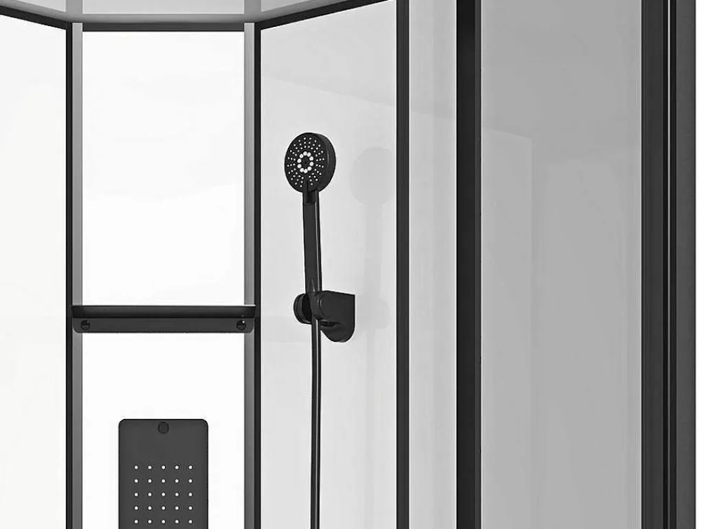 Cabine De Duche*Shower & Design Cabine De Duche De Hidromassagem Retangular, Instalacao Reversivel, C120 X L80 X A215 Cm - Sulipa