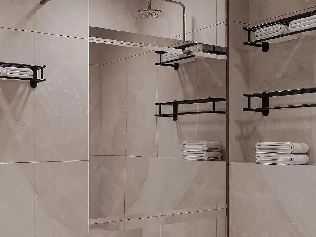 Painel De Duche*Shower & Design Cabine De Duche Estilo Italiana Efeito Espelho 120 X 200 Cm - Zenado
