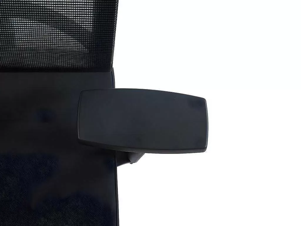 Cadeira De Escritório*Workēa Cadeira De Escritório Ergonomica Profissional Com Apoio De Cabeca Em Tecido Cor Preto - Wallstreet