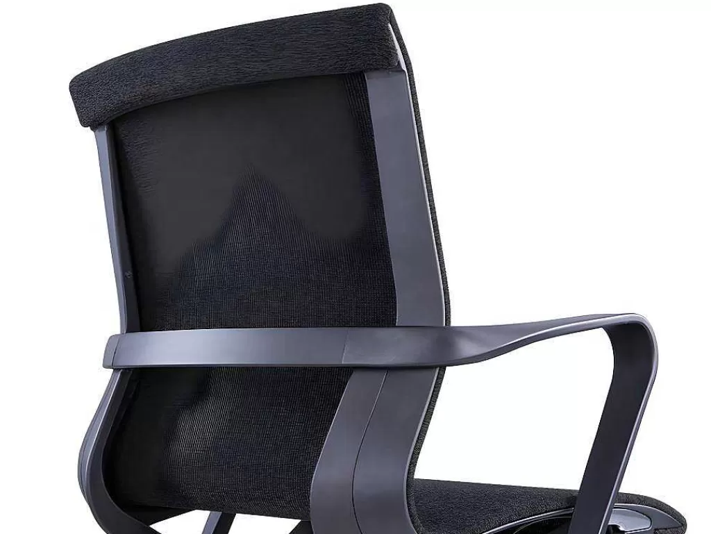 Cadeira De Escritório*Workēa Cadeira De Escritório Profissional Em Tecido Cor Cinza Matizado - Lacity